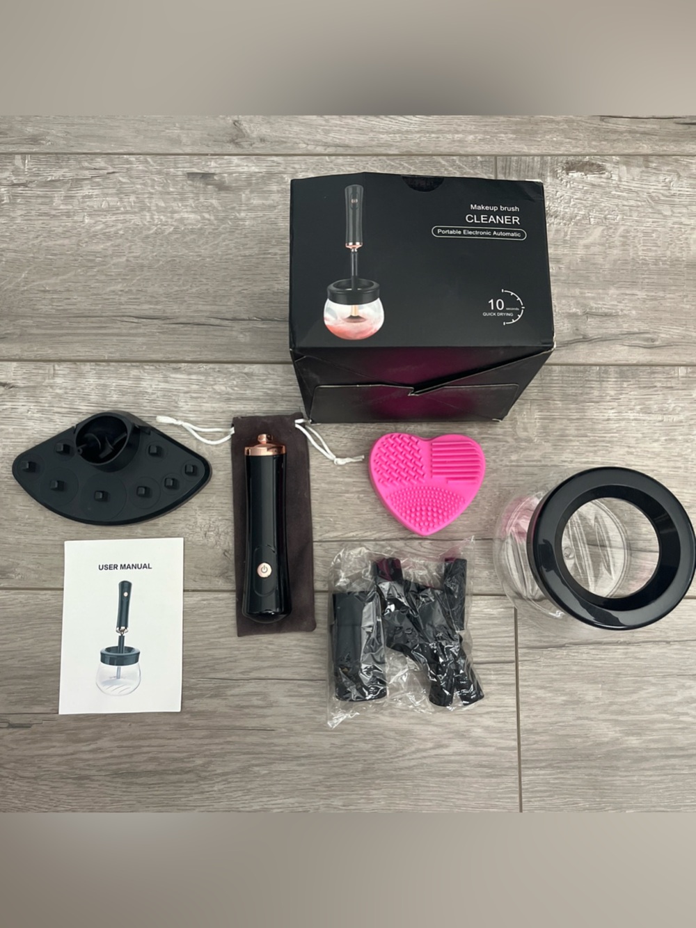 Automatic Makeup Brush Cleaner